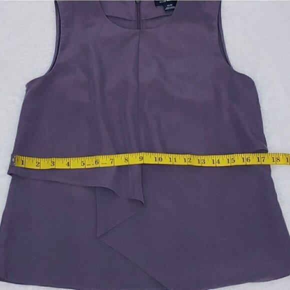 NWT CLUB MONACO Drape front sleeveless blouse - Picture 5 of 9